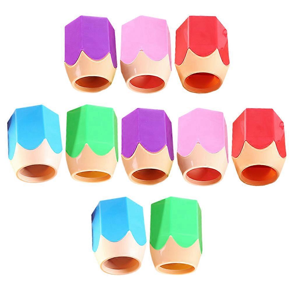 Pencil Shaped Cups for Storage Made of ABS Safe Material Assorted Color Stable Bottom Design 10pcs
