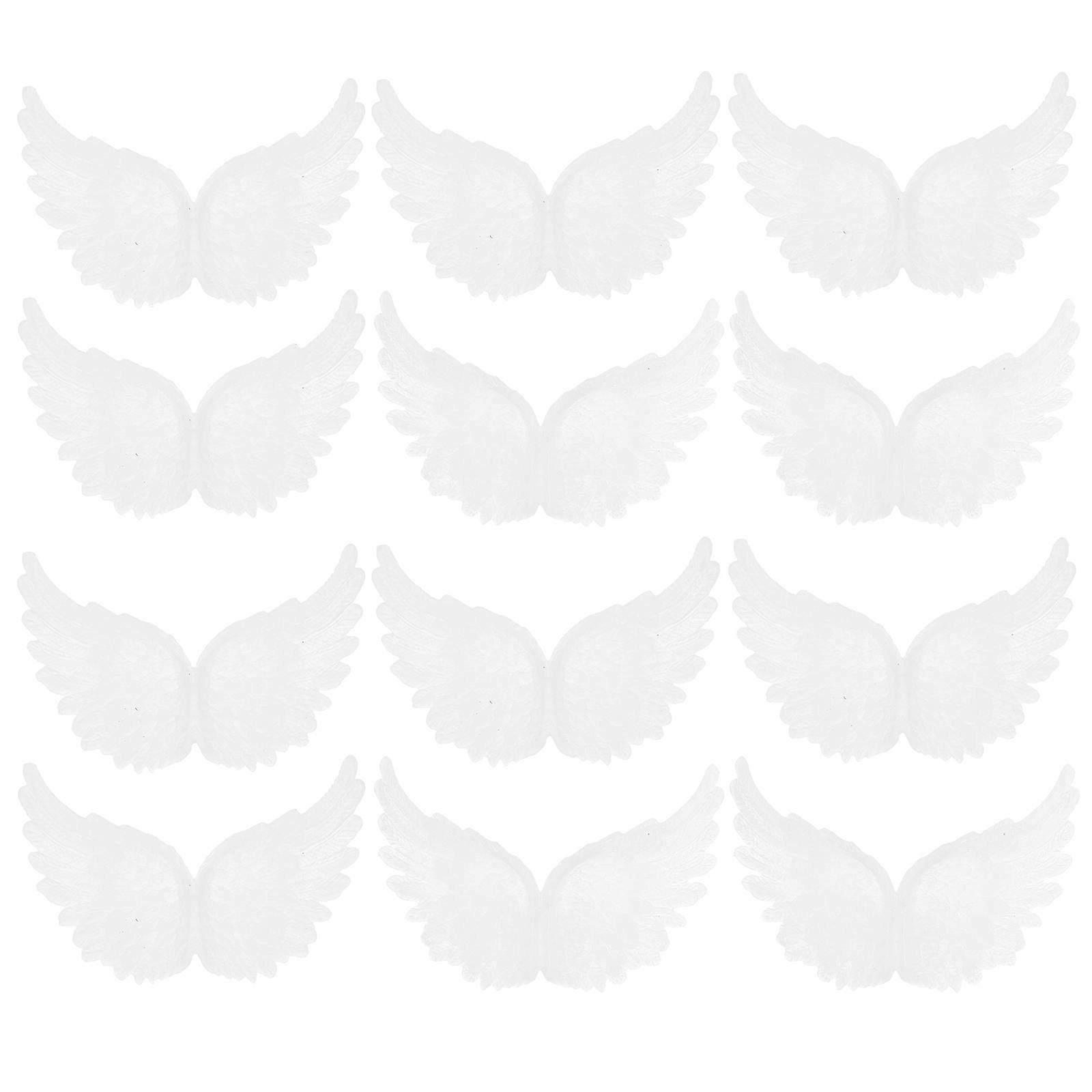 Luminous Angel Wings Set Light & Stylish Fairy Costume Accessories for DIY Crafts, Backpack Decor, and Creative Projects