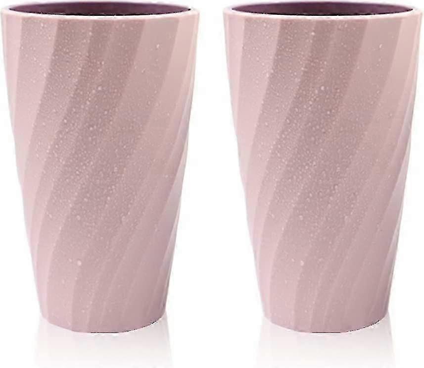 Pack Unbreakable Soft Durable Bathroom Toothbrush Cups (pink)
