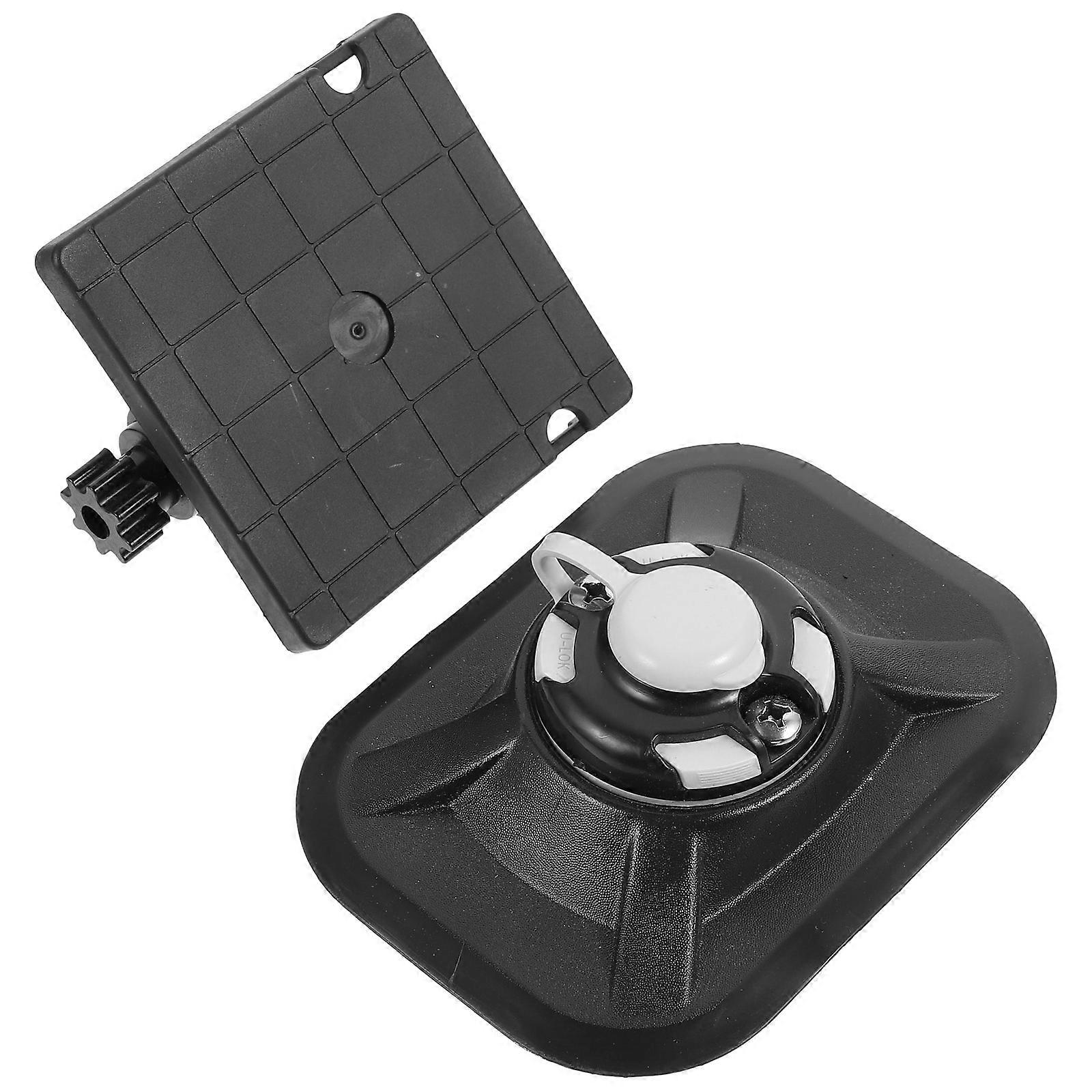 Fishing Mount Base Suitable For Canoes And Kayaks In Strong Black Nylon Material 1 Set