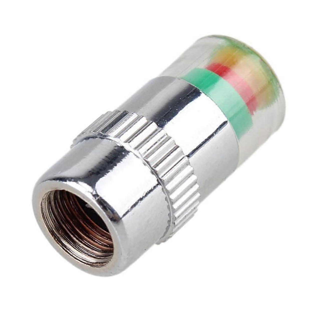 4pcs Tyre Pressure Monitoring System Cap for Car Tyre Pressure Tester Valve Caps Sensor Low Pressure Alarm