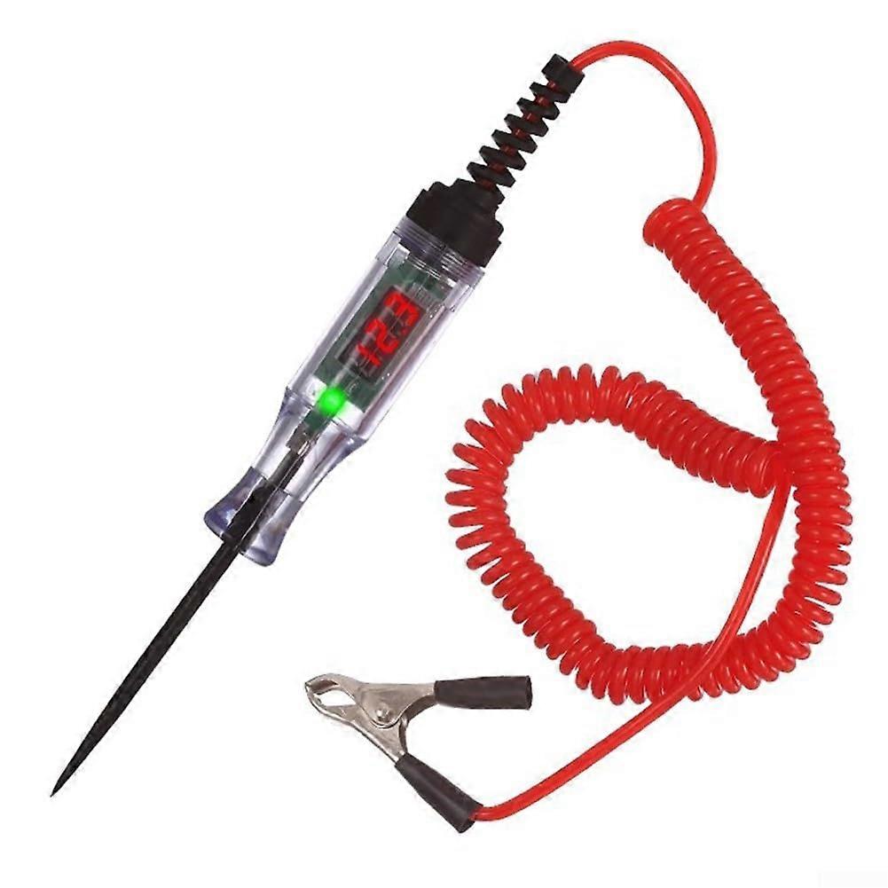 Compact Voltage Tester for Cars, User-Friendly Electrical Inspection Tool, Compact Design, Accurate Readings, Easy to Use