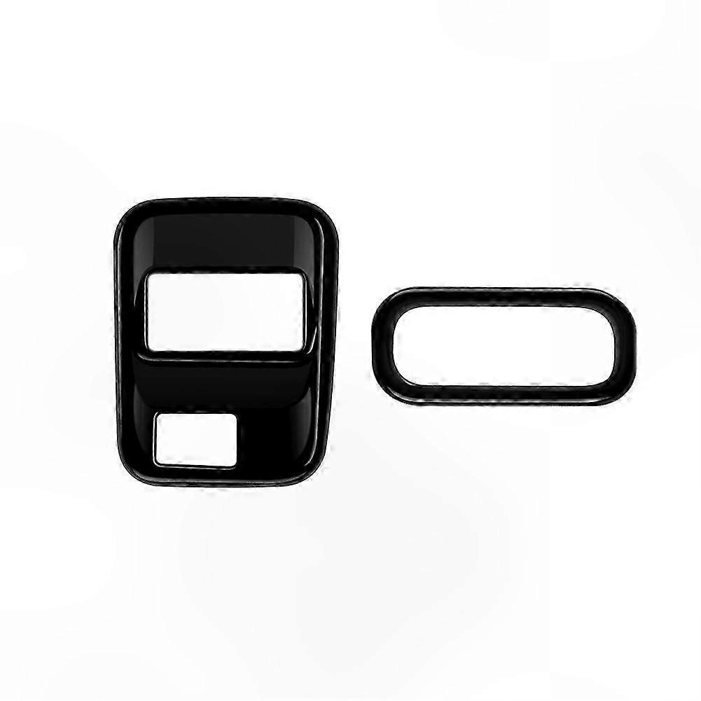 Silver Multifunction Button Trim Cover Stickers for Car Interior Decor 2024 Model Compatibility