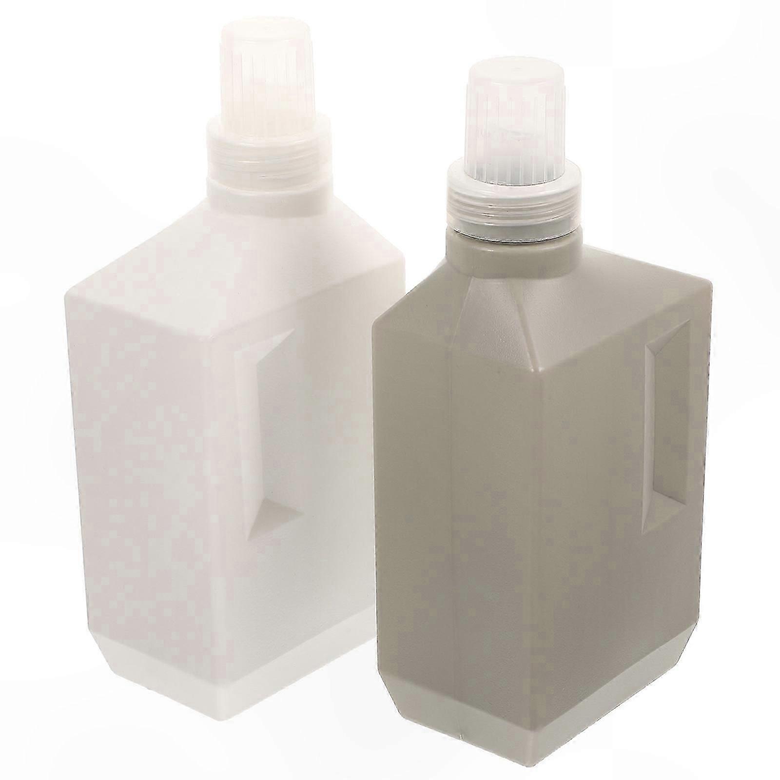 Refillable Travel Bottles - 2 Pack Assorted Colors Durable Liquid Dispensers for Home Use Pe Material Containers
