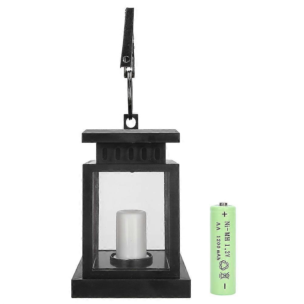 Solar Powered Hanging LED Candle for Garden Decoration