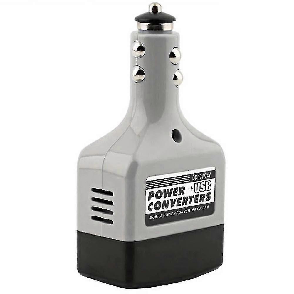 Car & Van Travel Inverter Mini 12v Socket to USB with 2 & 3 Pin Plug, 2022