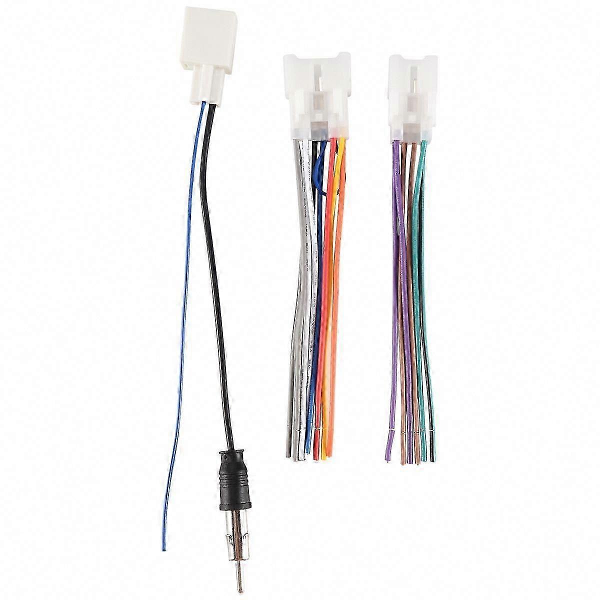 Car Stereo CD DVD Wiring Harness with Antenna Adapter Cable