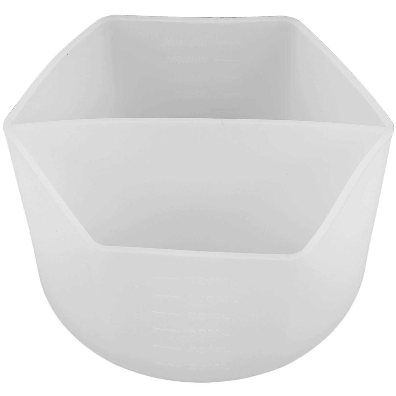 DIY Silicone Paint Split Cups for Artists Reusable Transparent Storage Cups with Convergent Design