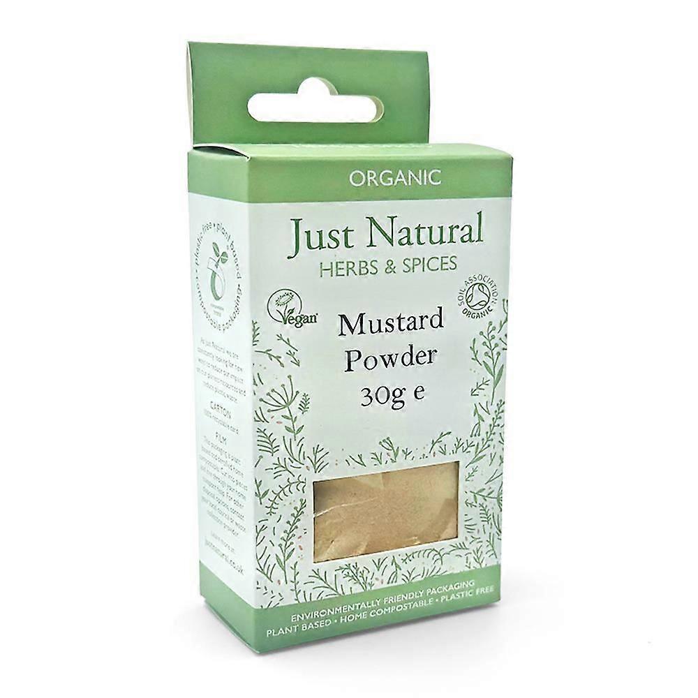Just Natural Herbs Bio Senf Pulver (Box) 40g - 2er Pack