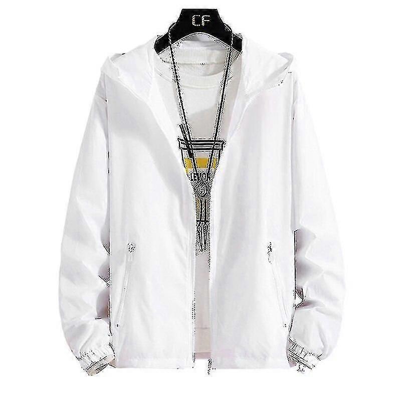 7xl 6xl بالإضافة إلى الحجم رجل سريع الجلد الجافة جاكيت معطف واقية من الشمس للماء رجل رقيقة الجيش أبلى سترة خفيفة للغاية سترة واقية