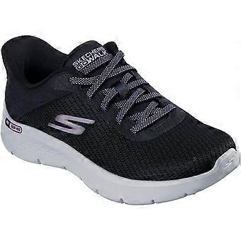 Skechers Go Walk Flex Textile Women's Black Trainers