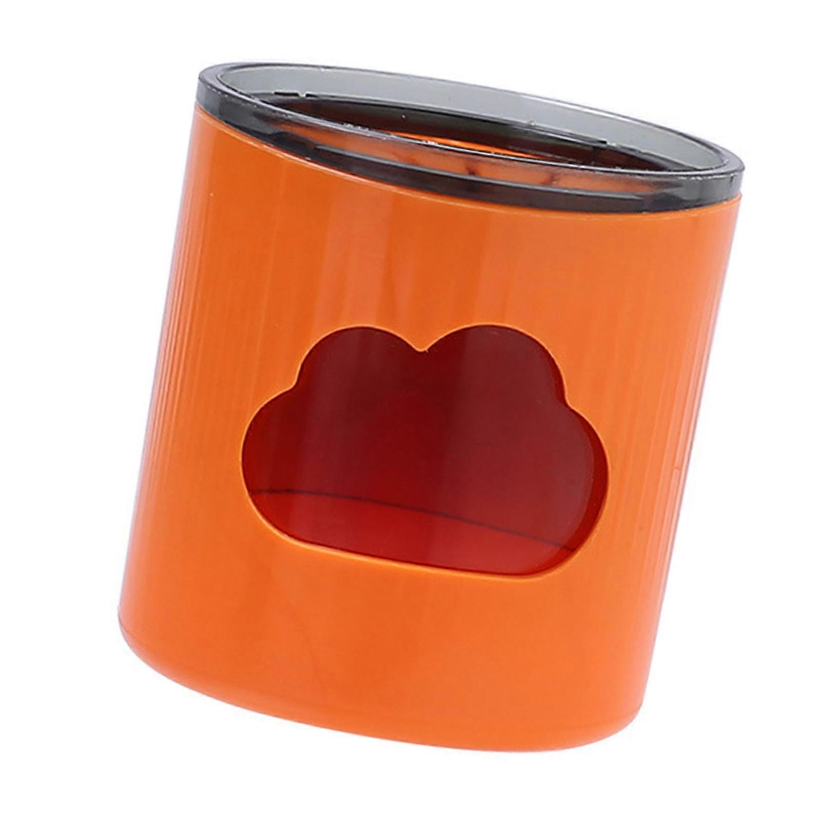 Electric Toothbrush Holder Orange Wall Mount ABS 64g Multifunctional