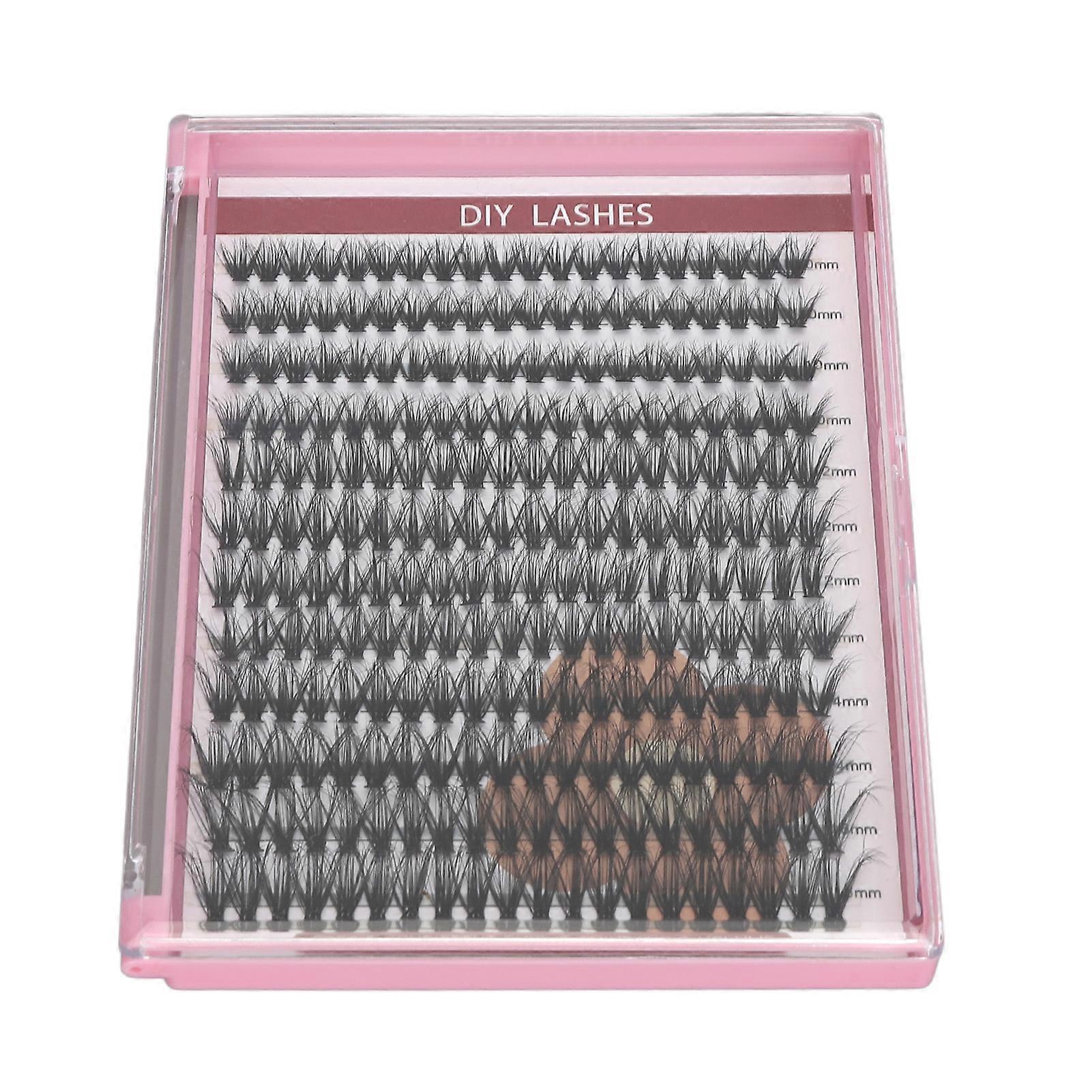 Eyelash Extension Kit 240 Clusters 10ml Dual Glue Tweezers