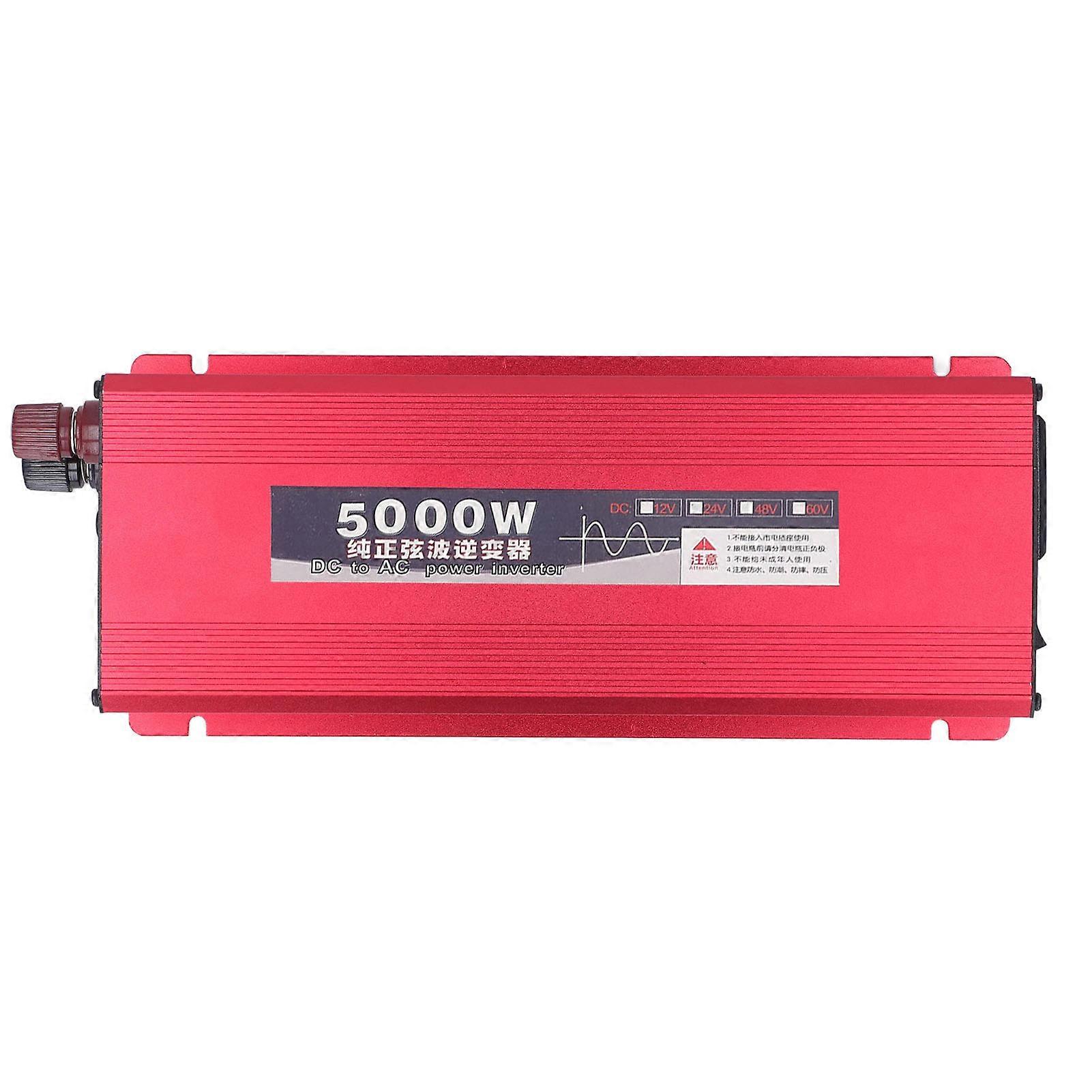 5000W Pure Sine Wave Inverter DC24V to AC220V with Digital Display