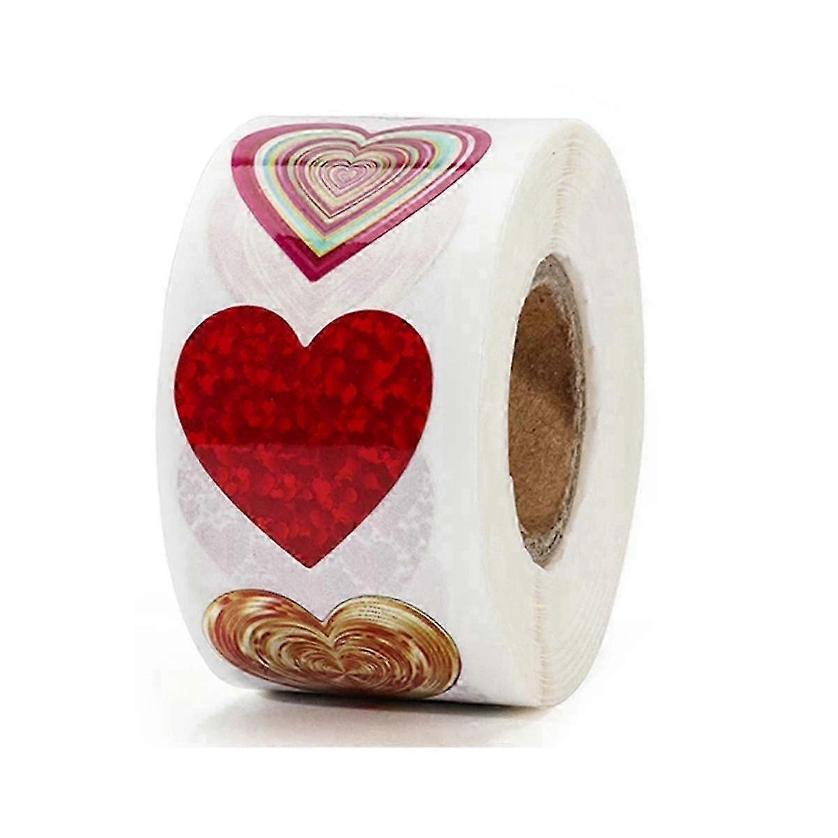 Heart shape labels for party invitations, birthday decoration