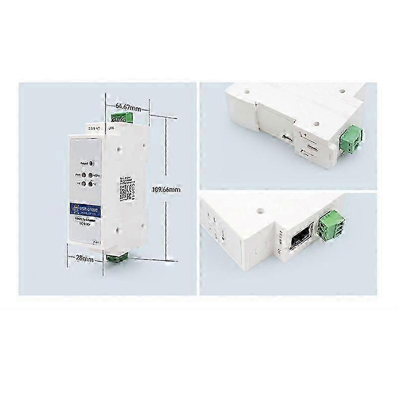 RS485 to Ethernet TCP IP Server Module USR-DR302 Din Rail | Fruugo UK