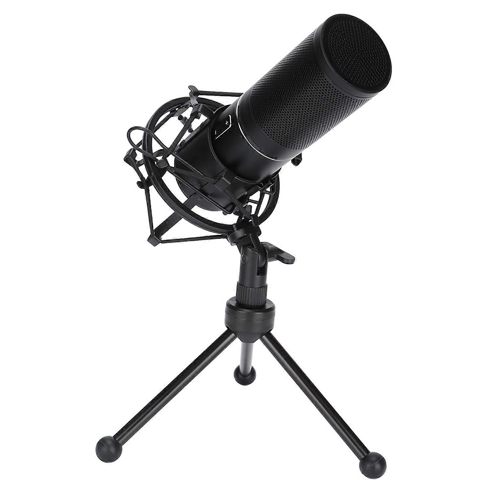 Cardioid USB Computer Microphone with Protective Cover for Live Streaming