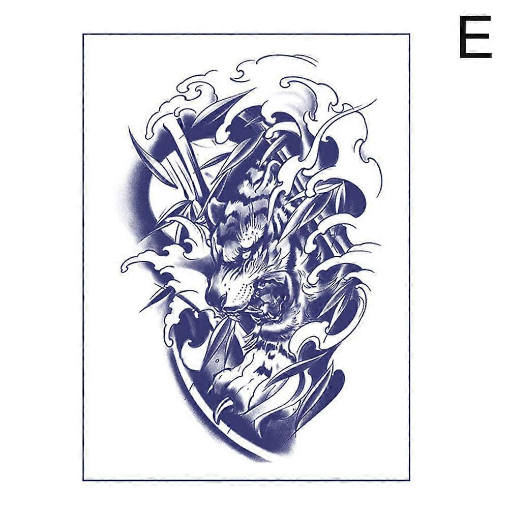 Jus De Fruits Herbe Tatouage Autocollant Temporaire Faux Tatouage Autocollant Imperméable