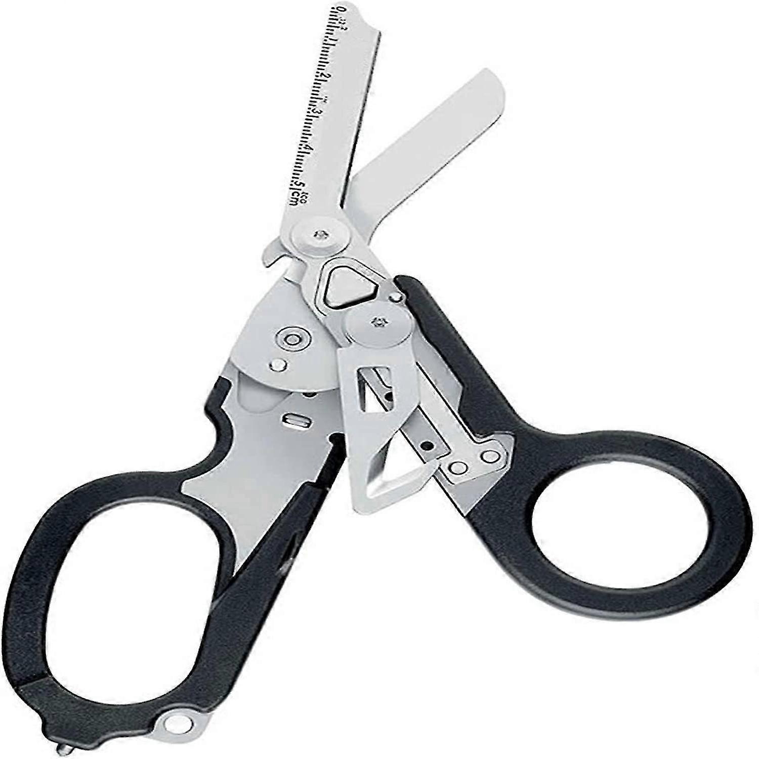 6 in 1 Emergency Shears, Multitool Plier Shears, Tactical Folding Pliers