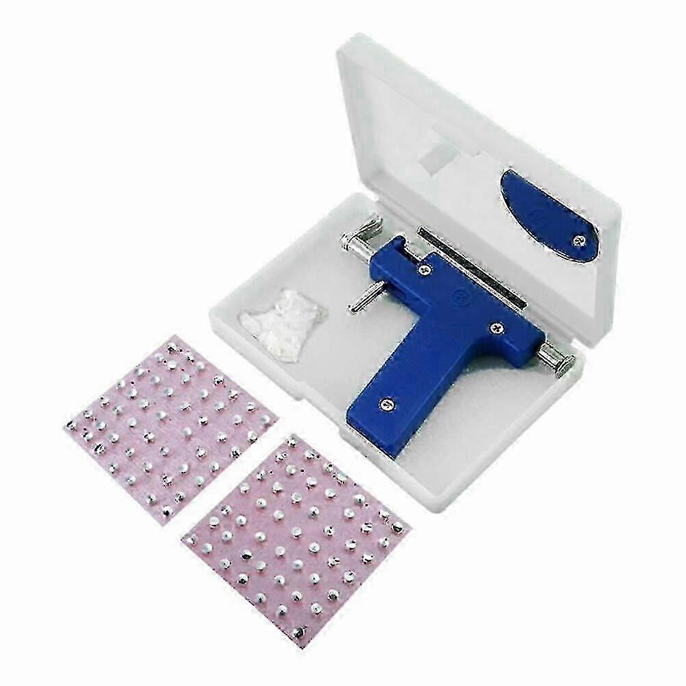 Ear Piercing Tools Kit Nose Navel Gun Machine With 98 Pcs Studs Set