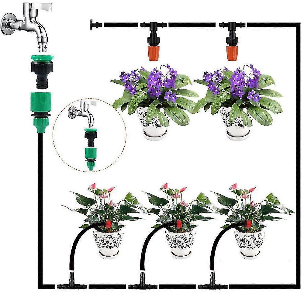 Irrigation Drip Kit,garden Irrigation System,adjustable Automatic Micro Irrigation Kits-30m