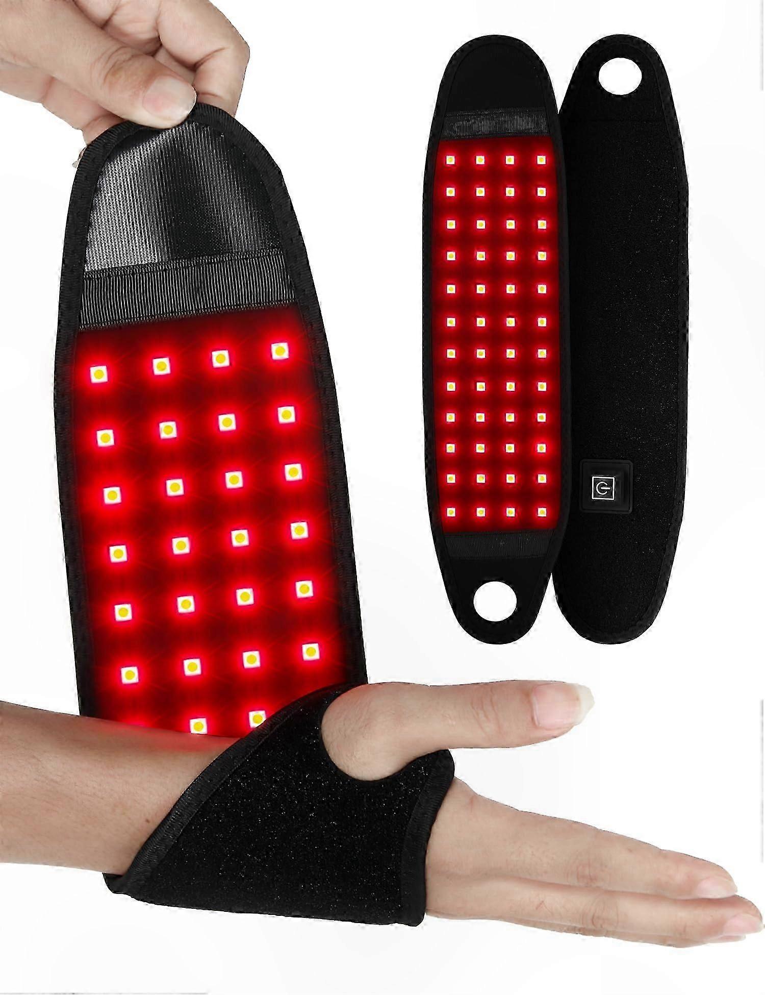 Therapy Wrist Wrap with Red and Infrared Light for Hand and Wrist Support