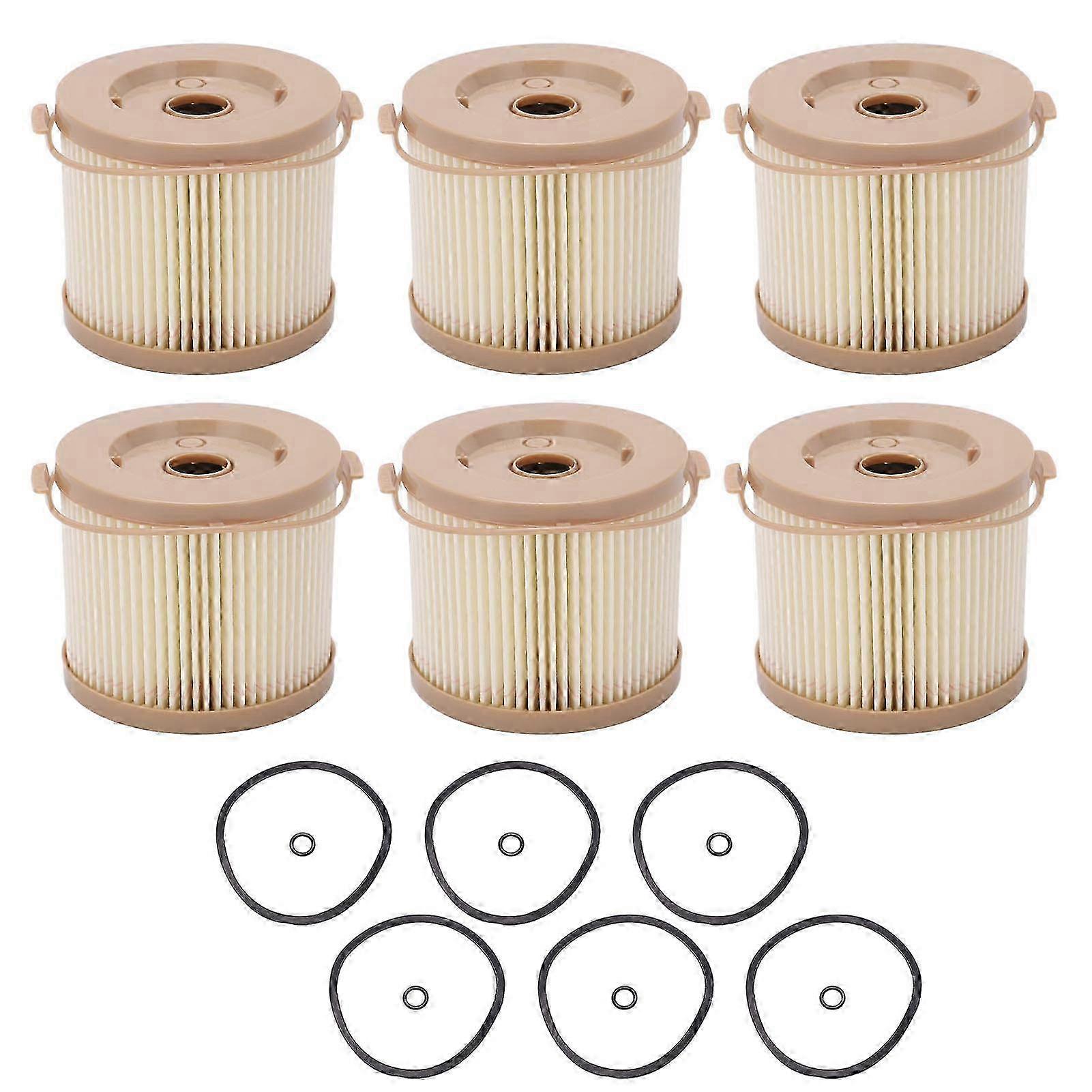 Lot de 6 kits de remplacement de séparateur d’eau de filtre à carburant pour les modèles 2010PM/500FG
