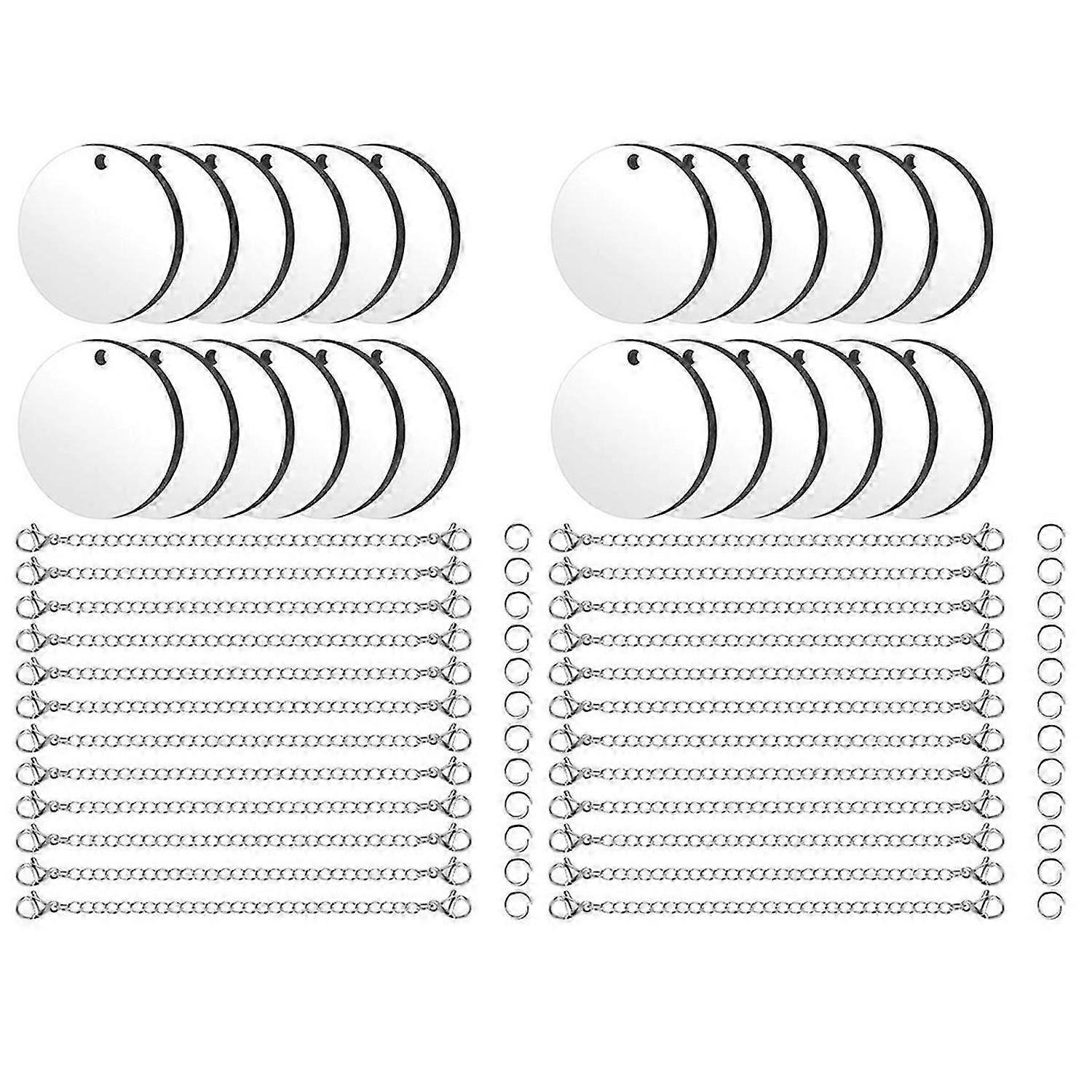 72pcs Charms Accessories for Cup Tumblers with Handle, Silver