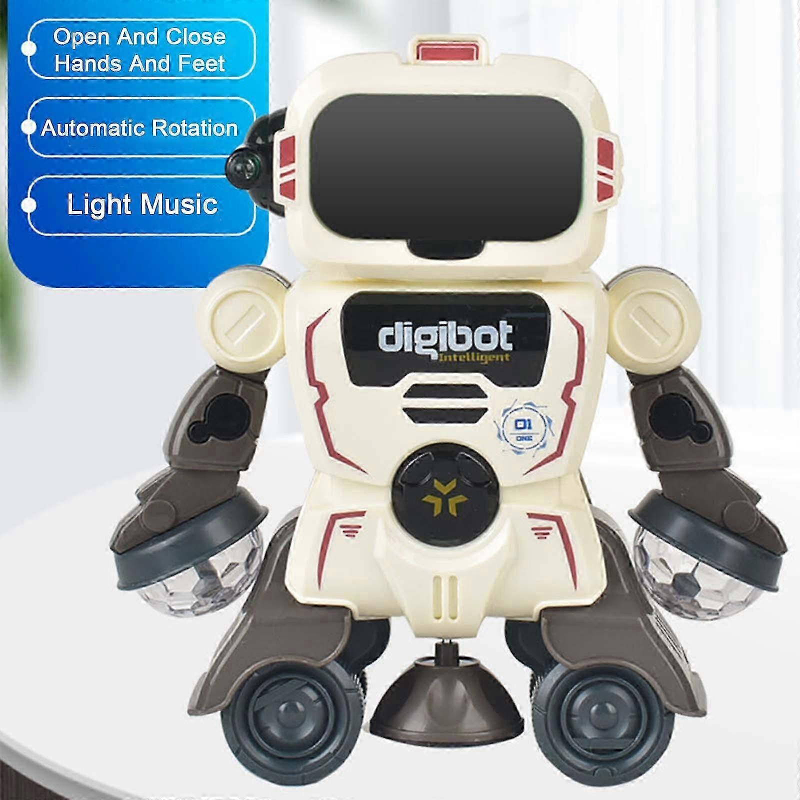 2025 Dancing Robot Intelligent 360 Degree Rotation Multi-function Children's Toys With Lights And Music Doll Gifts