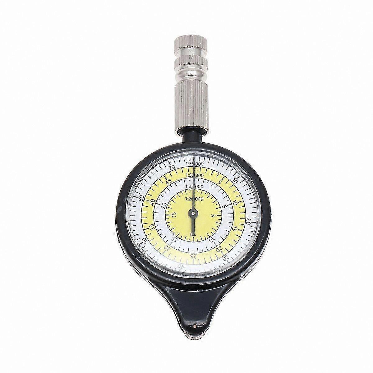 Portable Map Measurer Tool, Metal Distance Calculator for Outdoor Exploration and Field Mapping Wheel