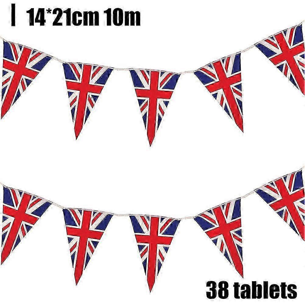 British Flag Triangle Hanging Flag Polyester Pull Flag Square Fan Hanging Flag 2025