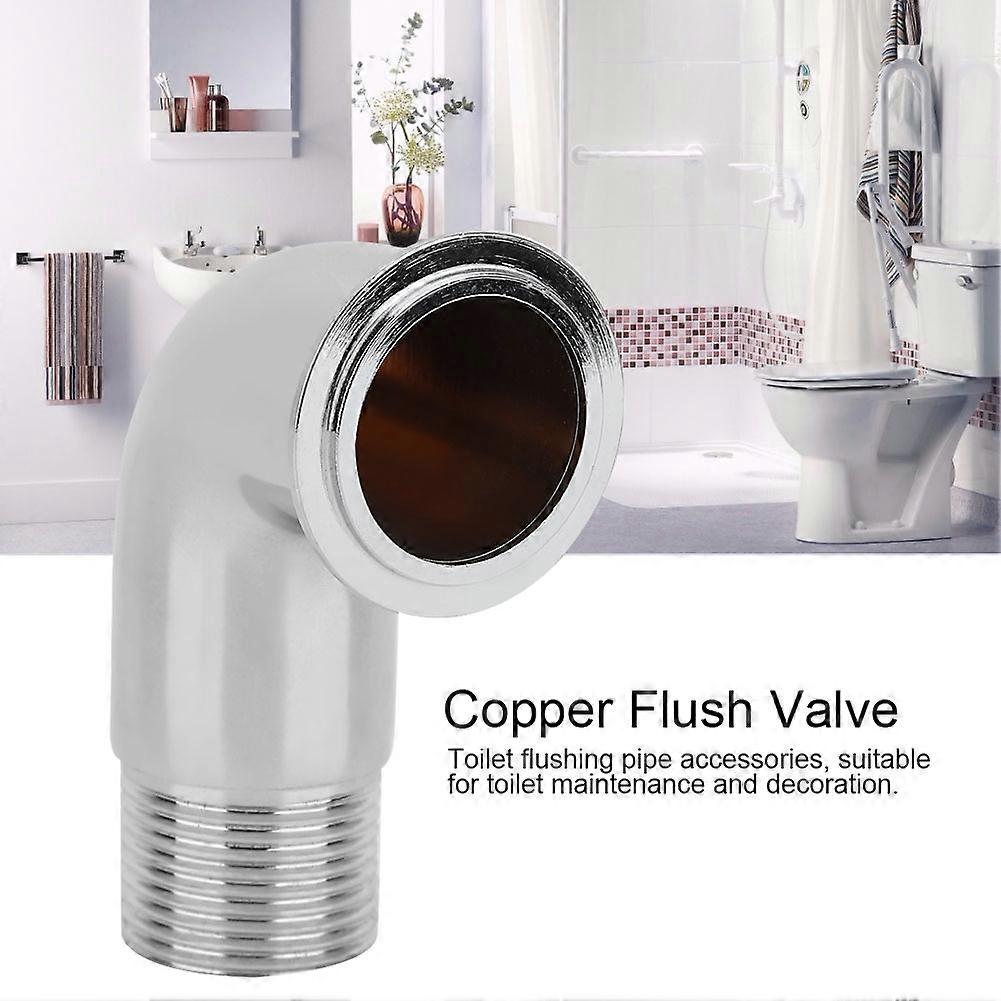 Durable Copper Flush Valve G3/8" Toilet Accessory 8x2.5cm