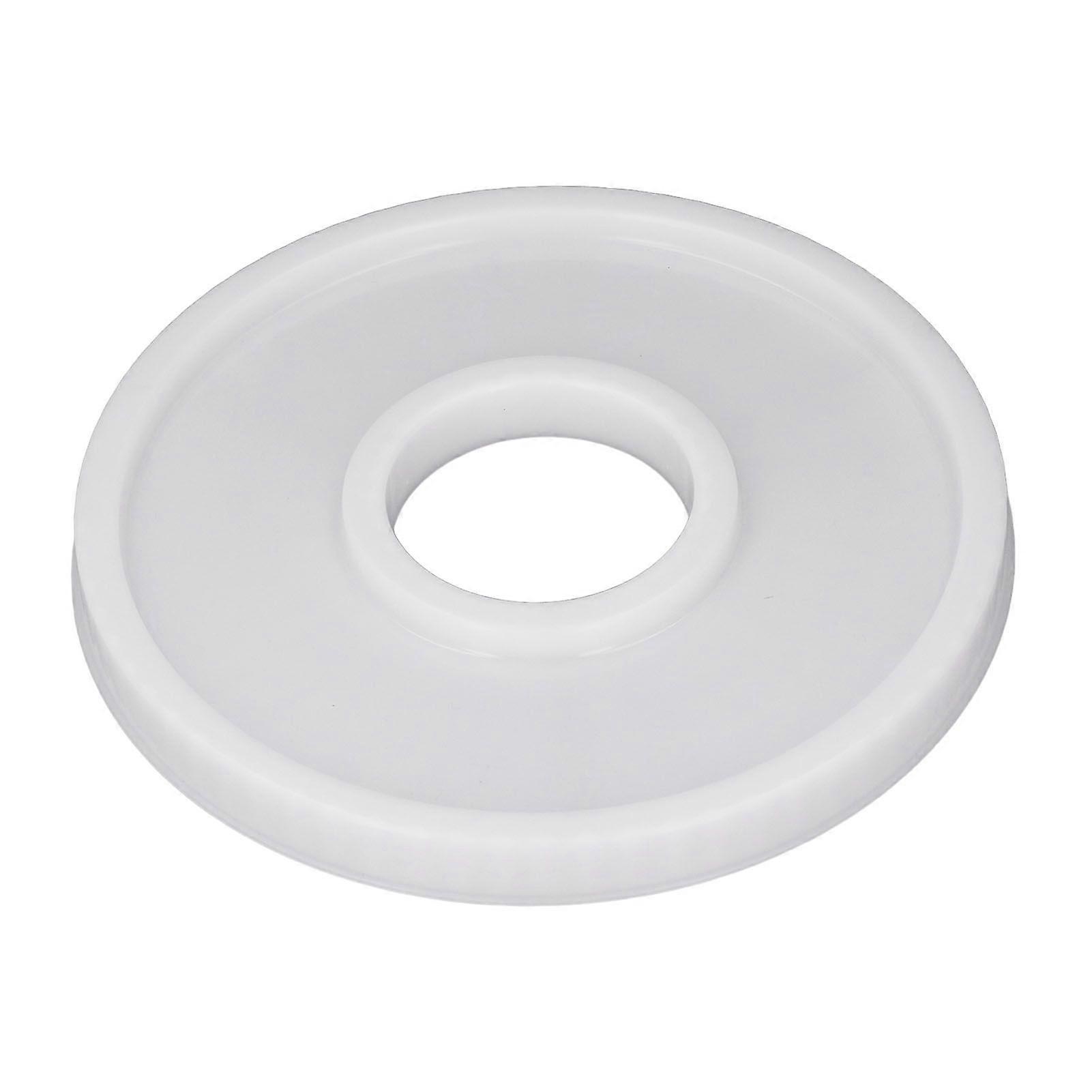 Round Tray Resin Mould Silicone Casting Plate for Resin Concrete with Grooves Holes