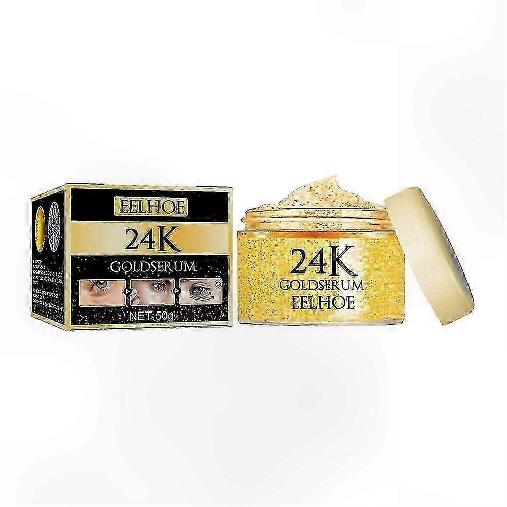 Radiant Skin Anti-Aging Eye Cream with Gold Extract for a Luxurious Glow