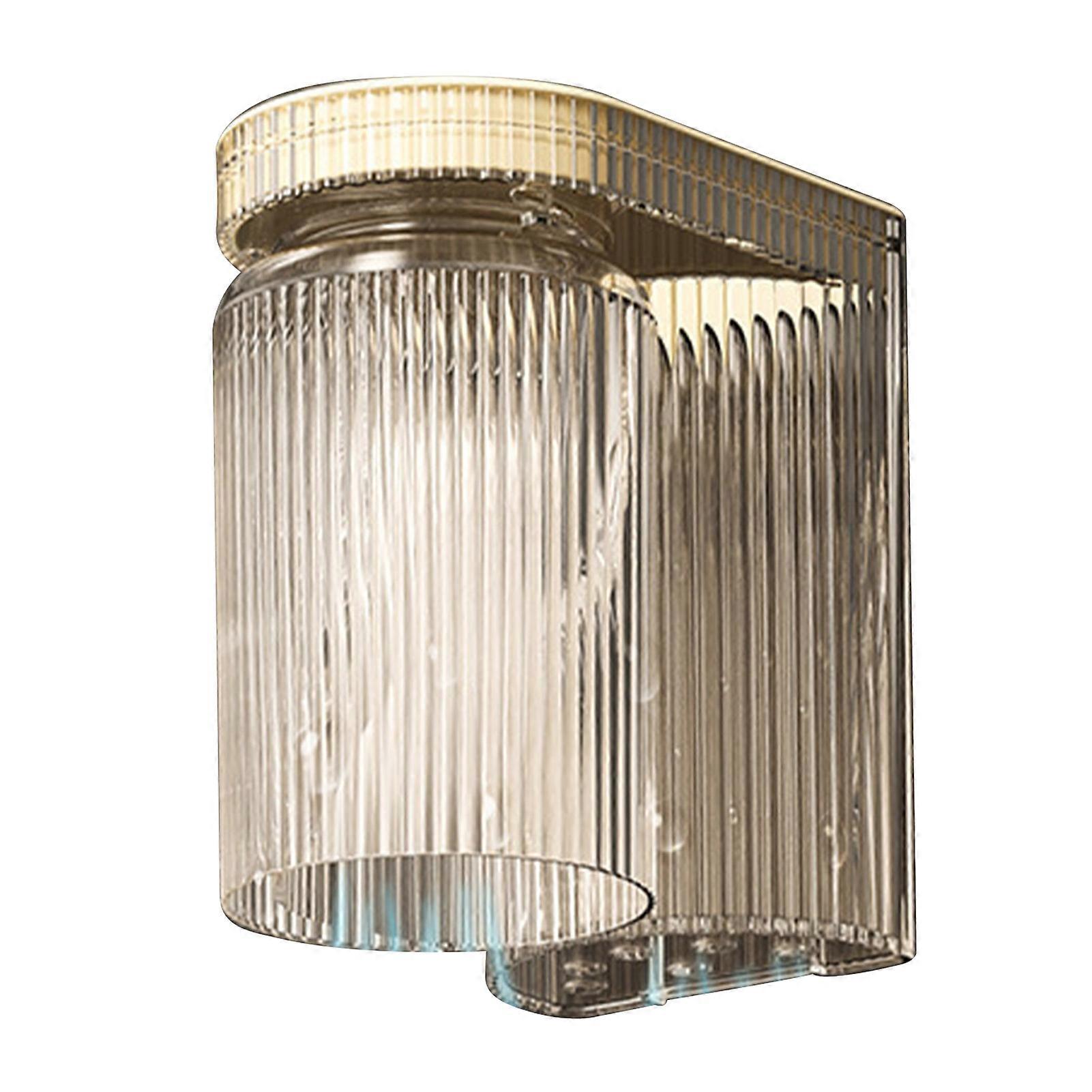 Wall Mounted Toothbrush Holder Multifunctional Beige