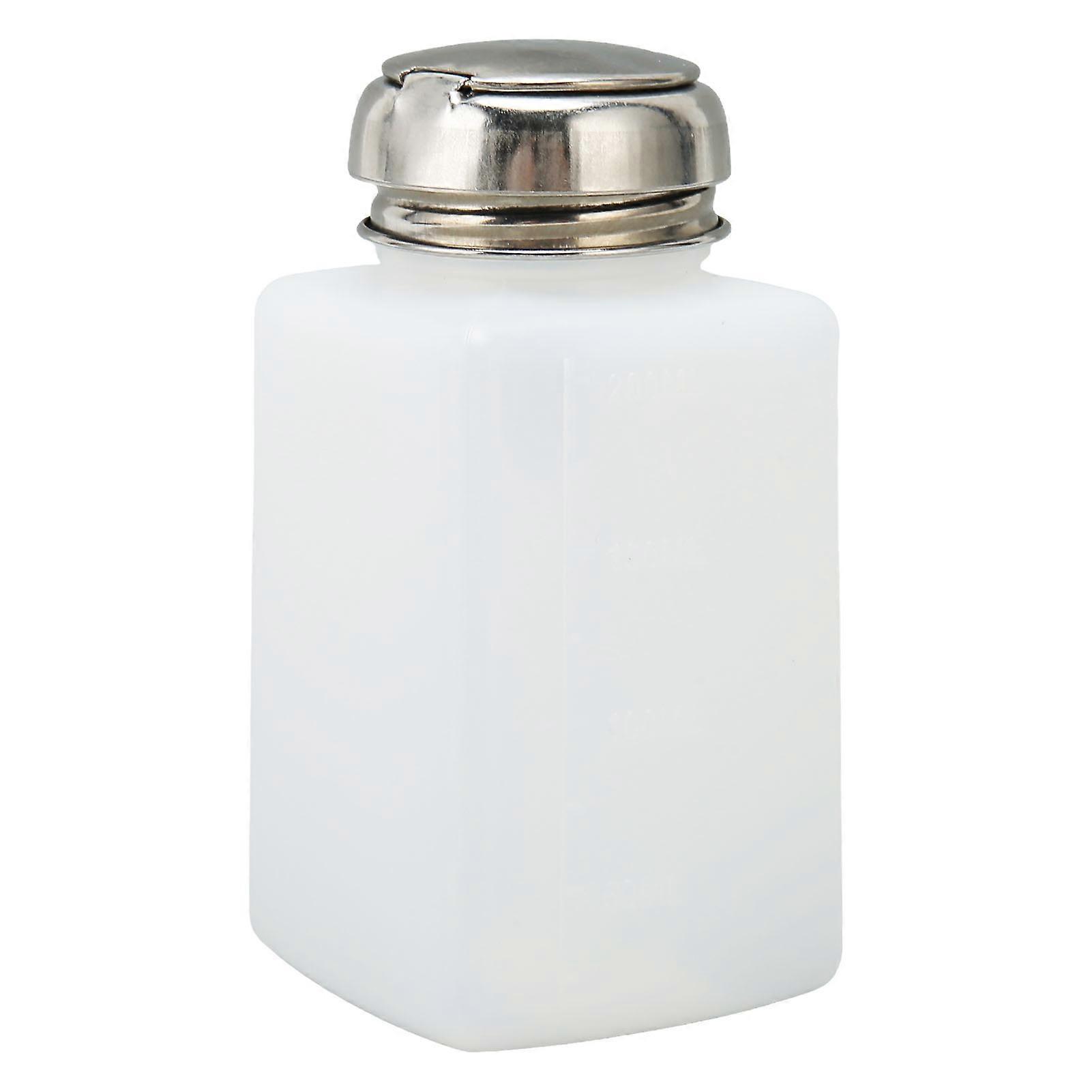 Distributeur de pompe vide à pression, flacon de pompe verrouillable pour démaquillant pour vernis à ongles, 200 ml