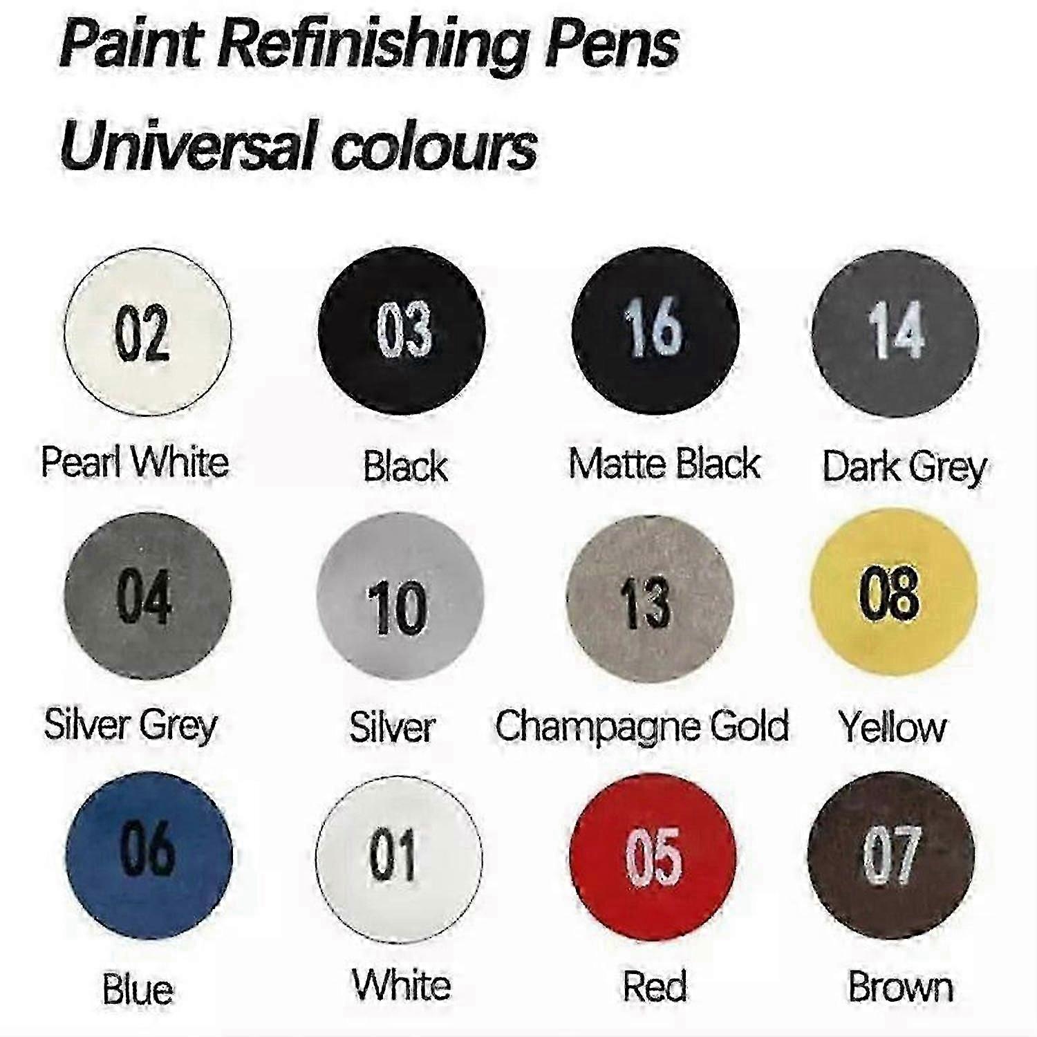 2-in-1 Auto Verf Pen voor Auto Touch Up & Scratch Repair met Verf Vul Verwijderaar, Voertuig Scratch Repair Pen