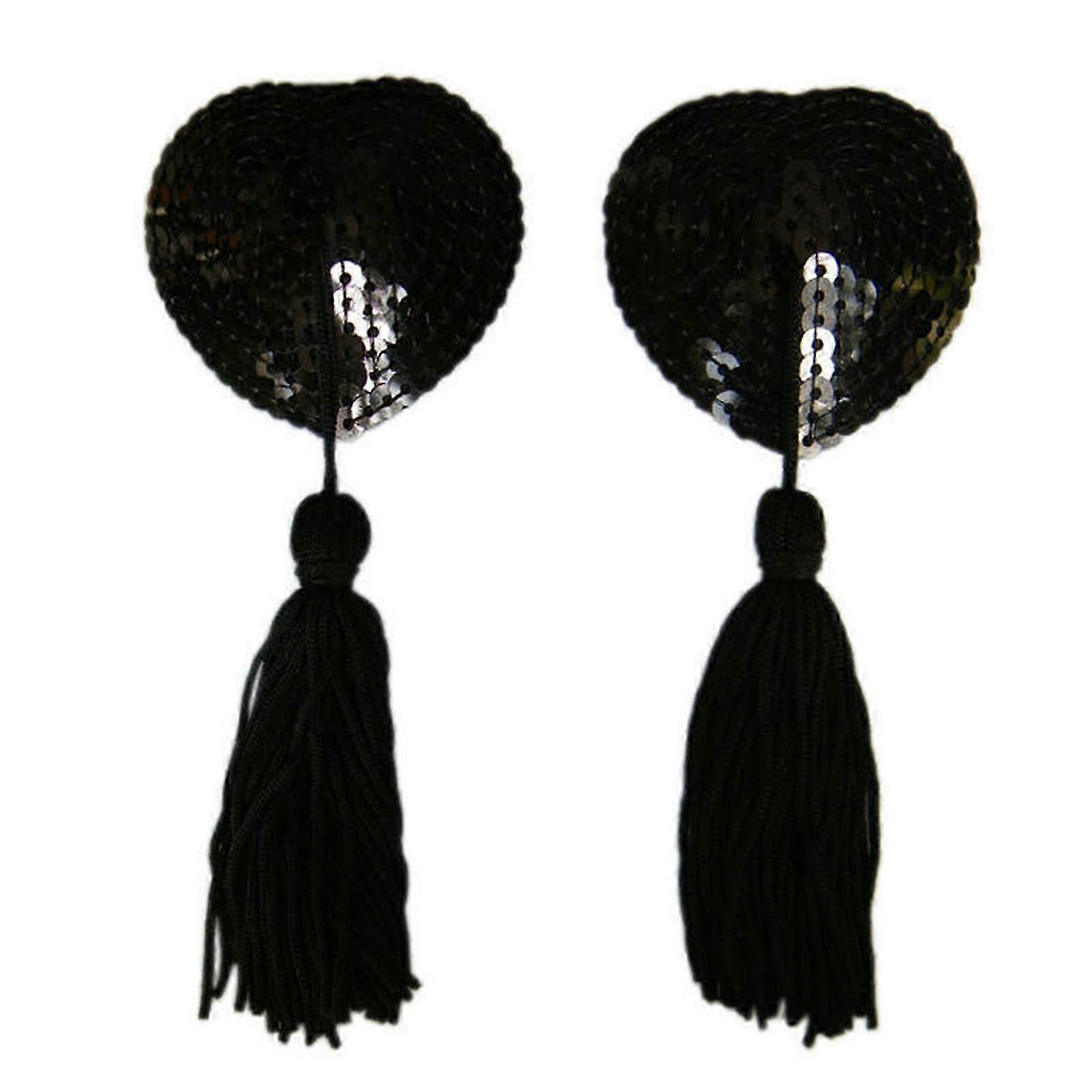 Cache-tétons à paillettes pour femmes, cache-tétons avec pompons, bijoux de corps, soutiens-gorge adhésifs réutilisables, coussinets adhésifs pour la poitrine, paillettes blanches rondes