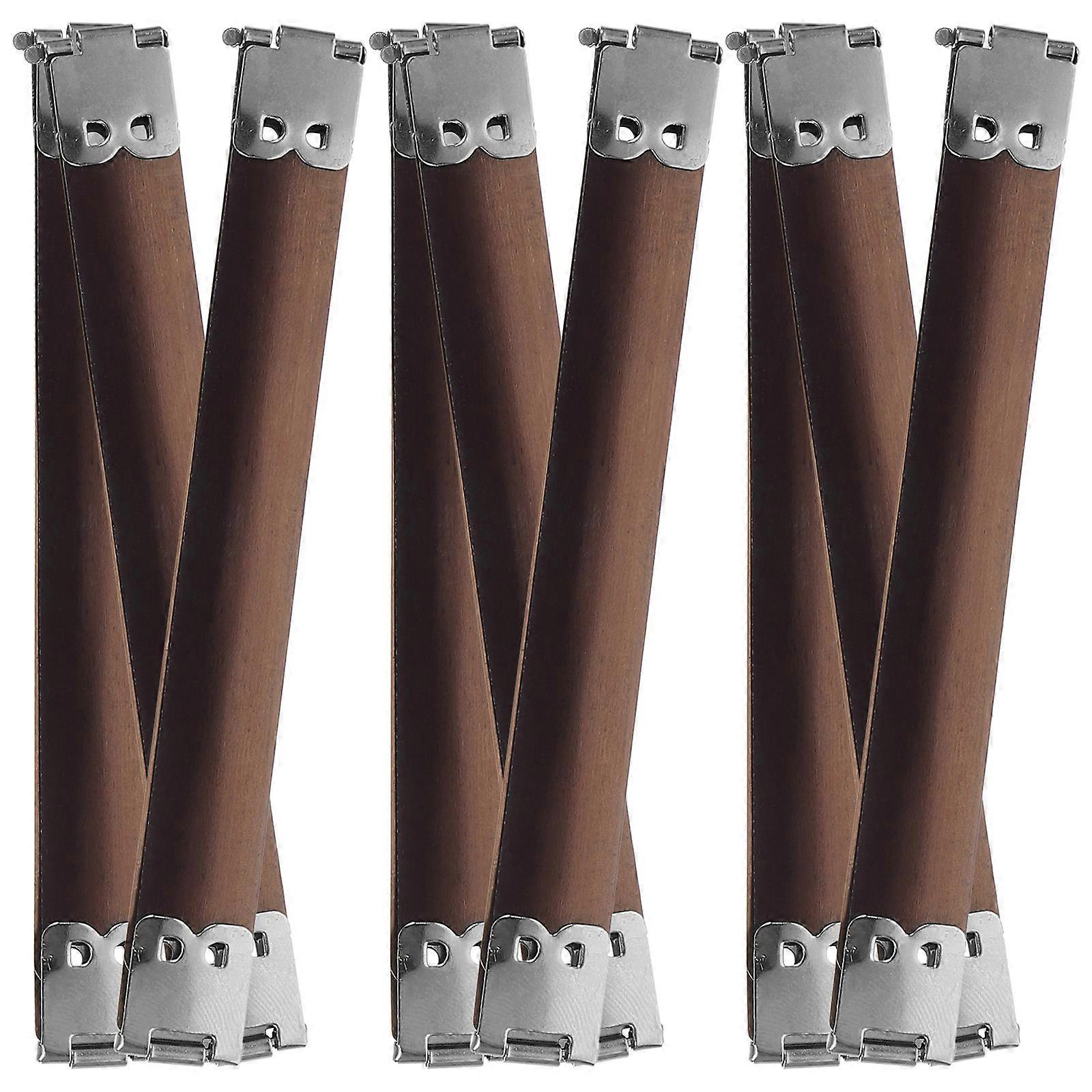 Spring Clip Metal Internal Flex Frames for Handbag 100Pcs Silver Hinges