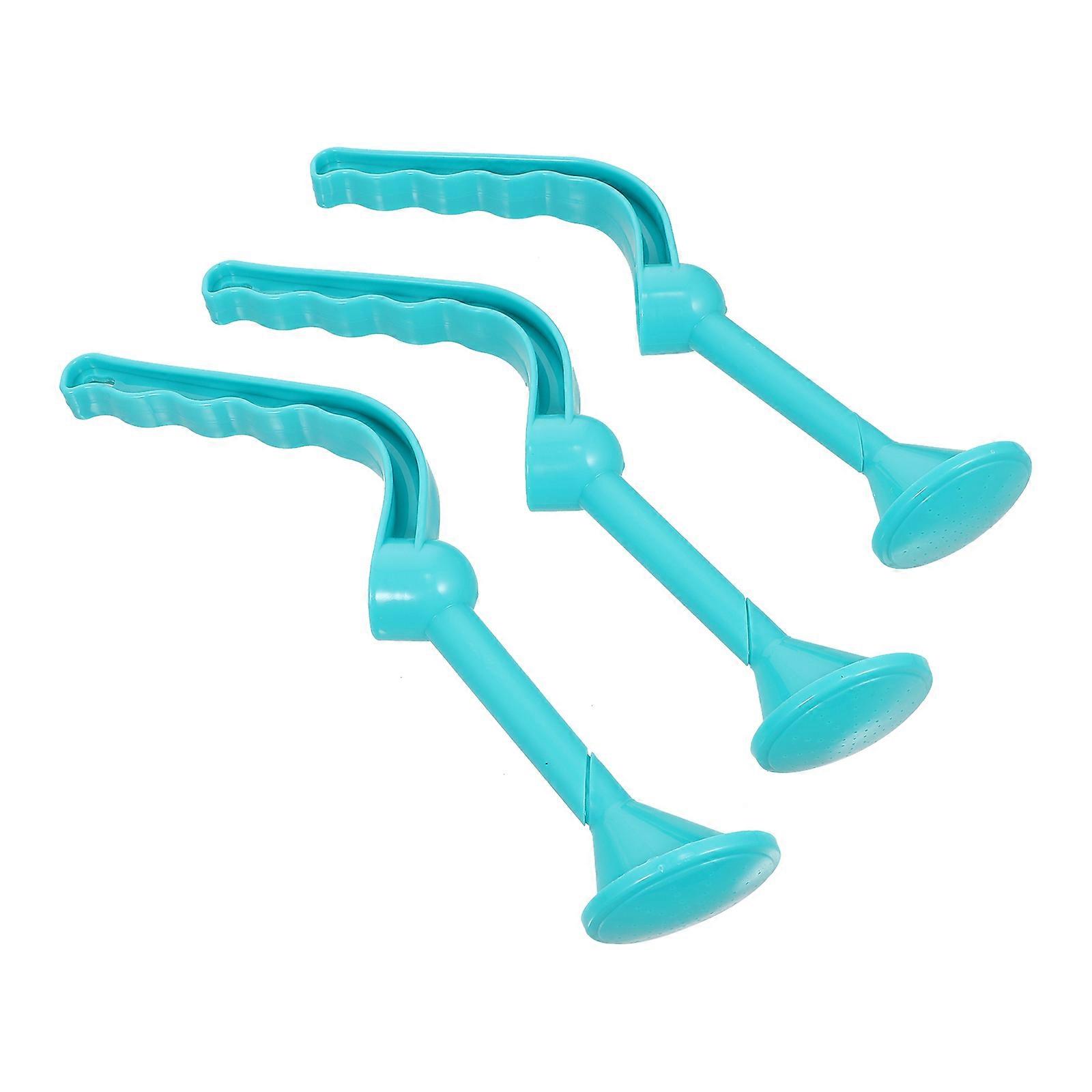 Plastic Watering Bottle Sprinkler for Garden with Long Spout 6Pcs Blue
