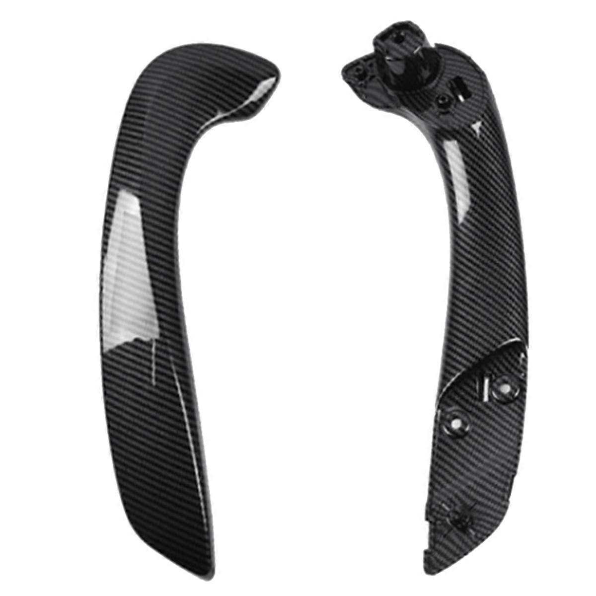 Car Right Front Door Handle Assembly for ,Carbon Fiber Pattern