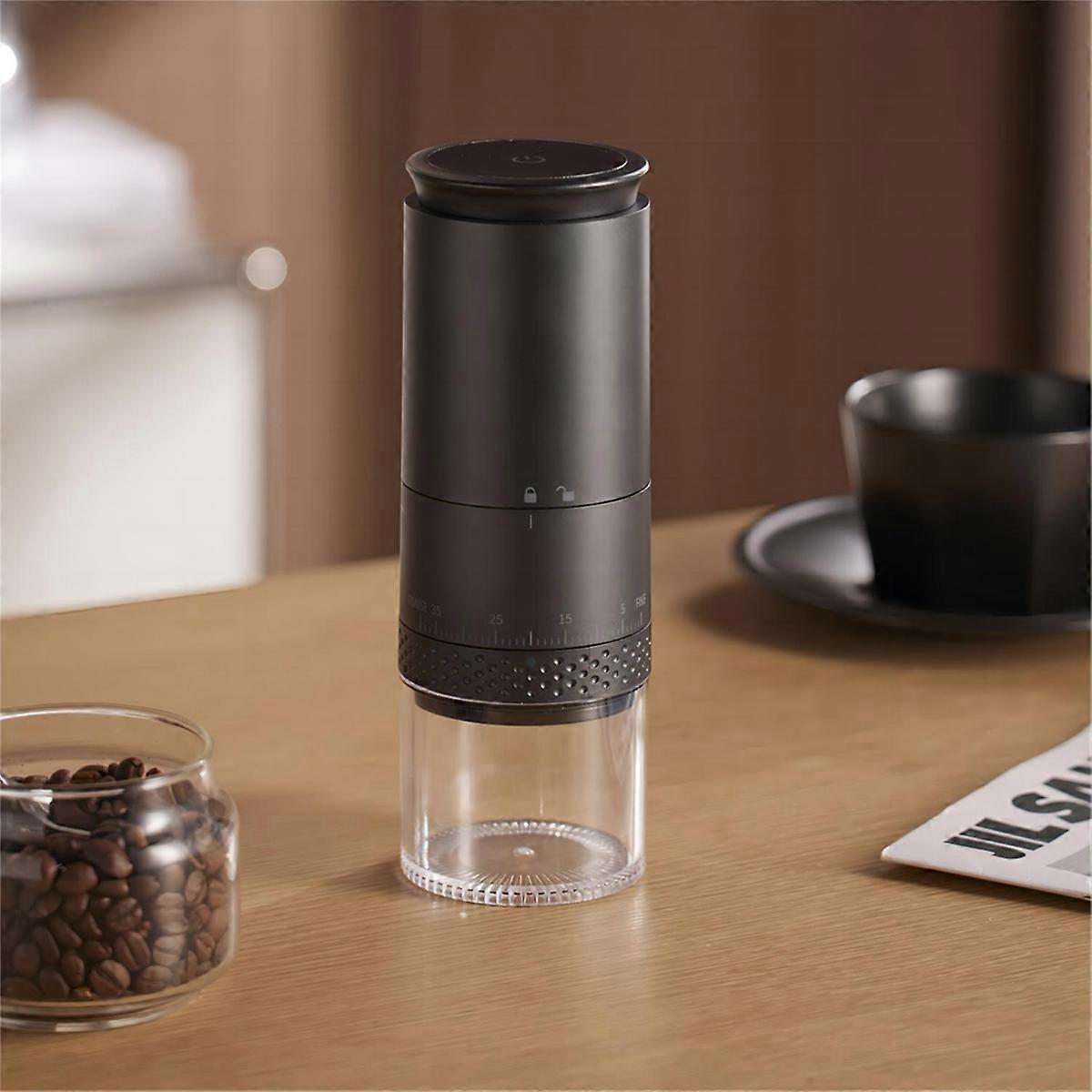 Electric Coffee Grinder with External Adjustment USB Coffee Grinder-B