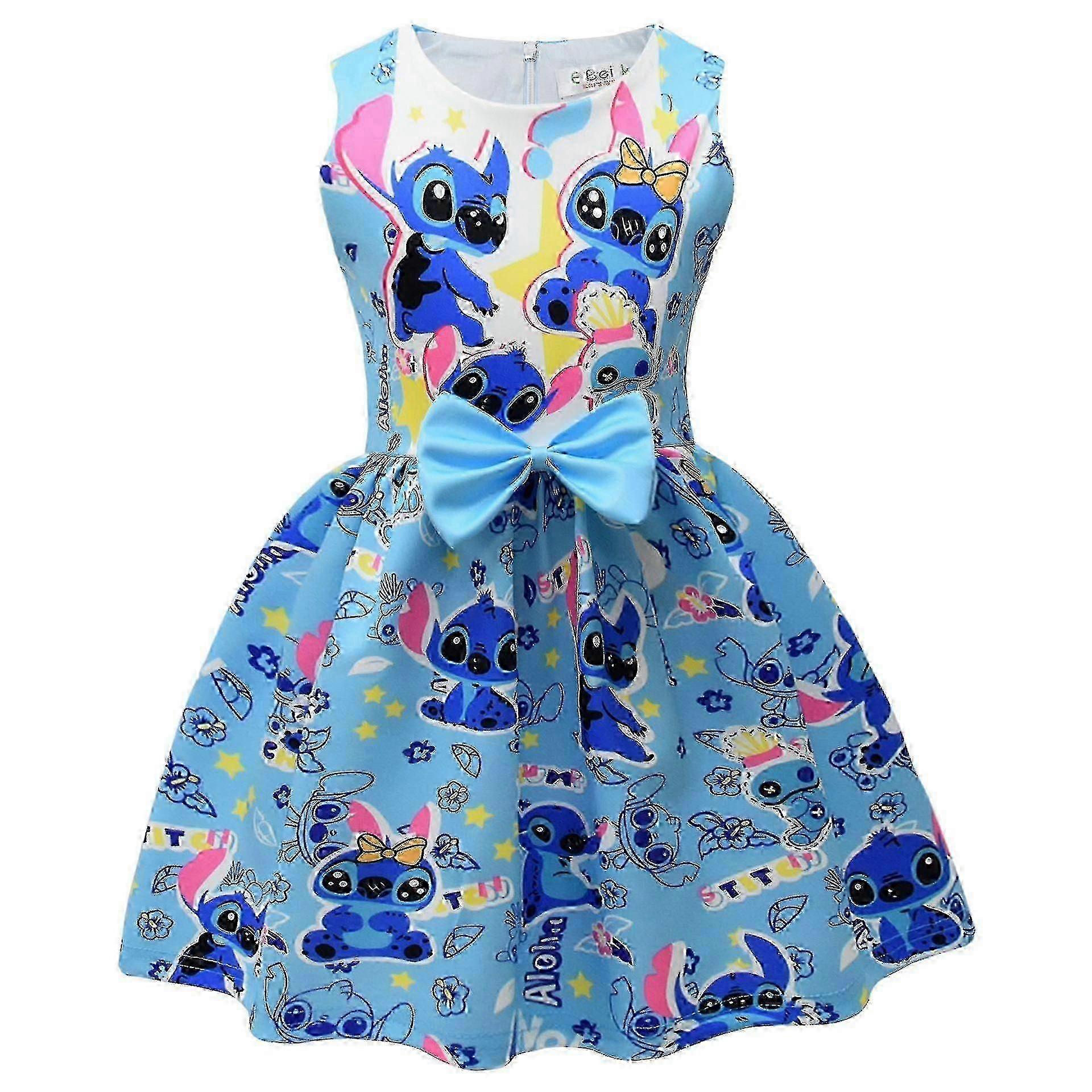 "2024 Lilo a Stitch dětské šaty Stitch dívčí šaty 9406"