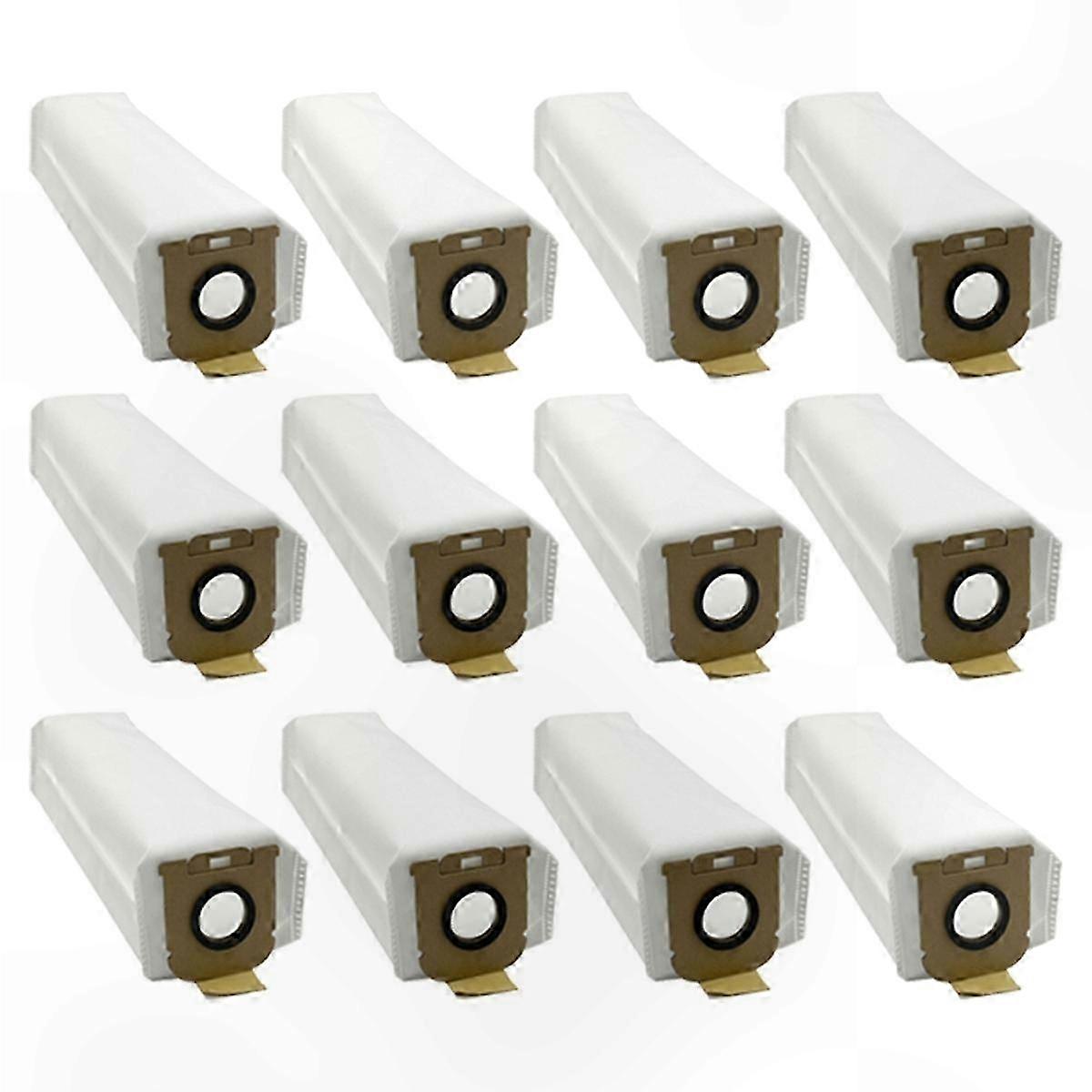 Universal Dust Bags for Robot Vacuum Cleaner Stations - 12-Pack Multi-Model Compatibility Solution