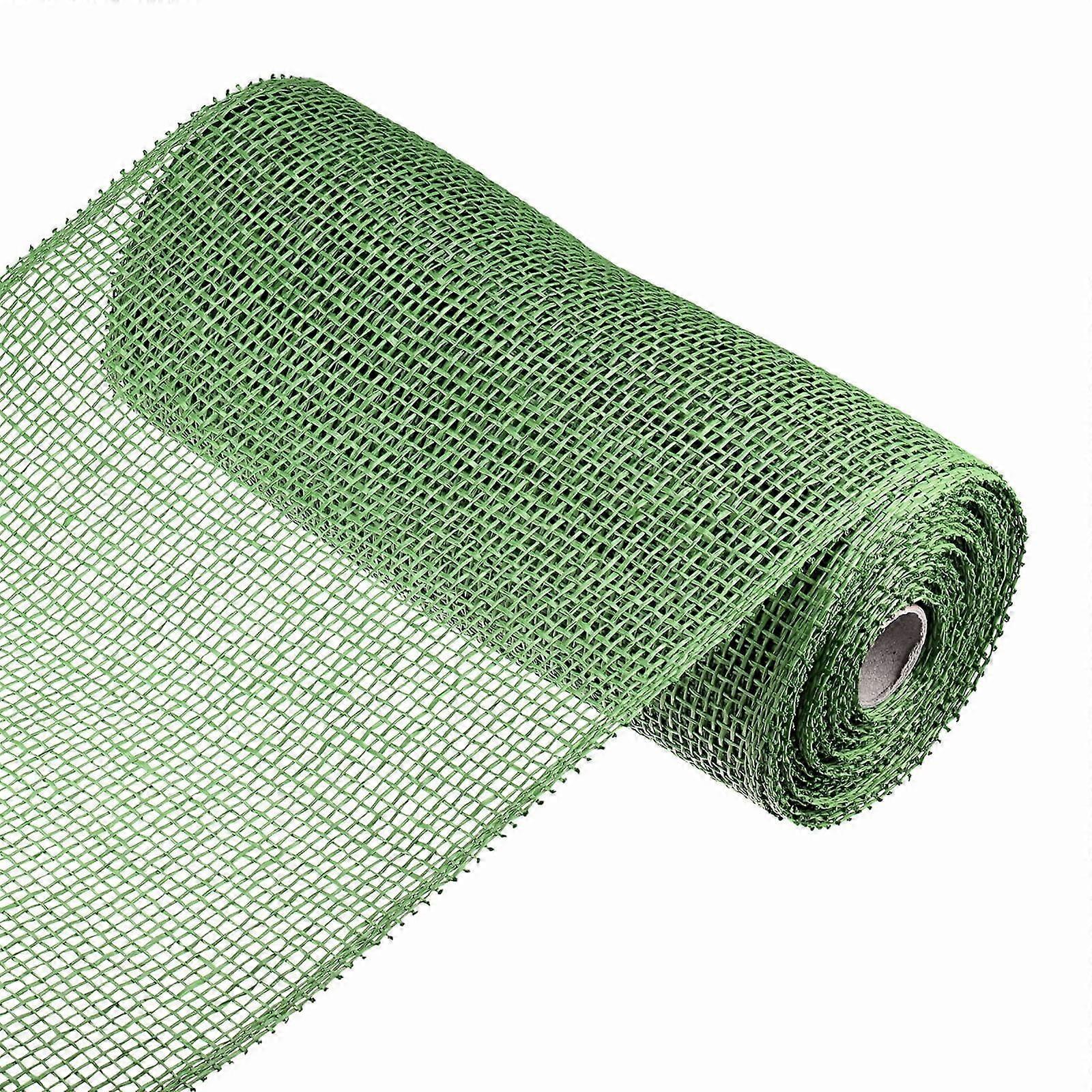 Clearance! Ynlkorvg Packaging Ribbon Pp Burlap Mesh 10" X 10 Yards Decorative Wrapping Ribbon Olive 1 Roll Home Decor Green