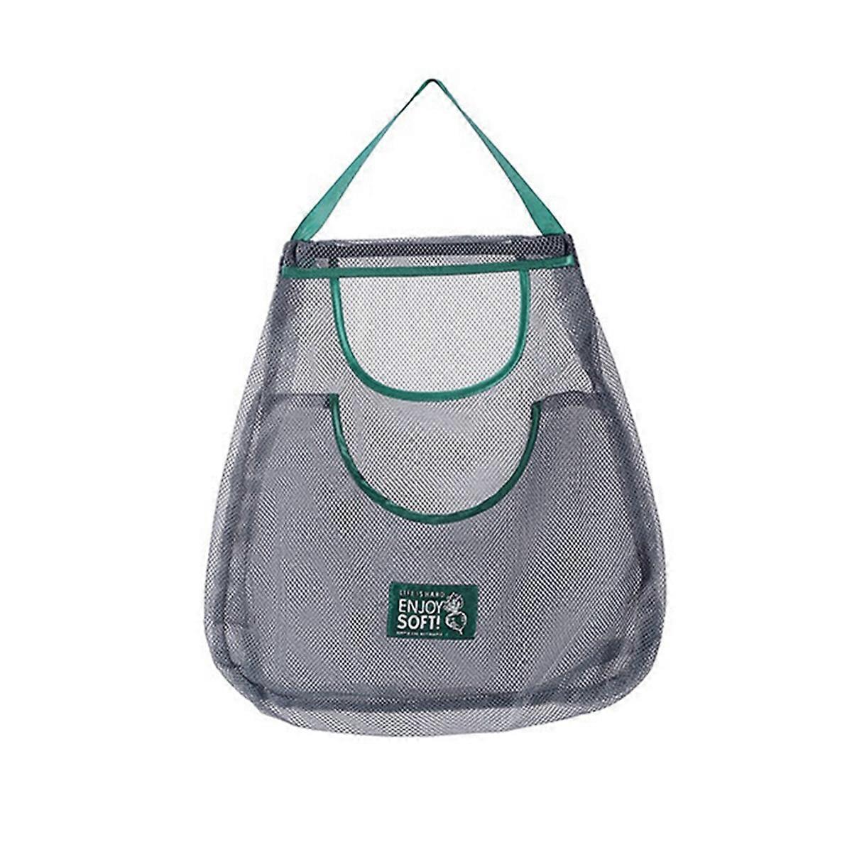 Reusable Kitchen Hanging Mesh Bag Large Capacity Fruit Storage No.5