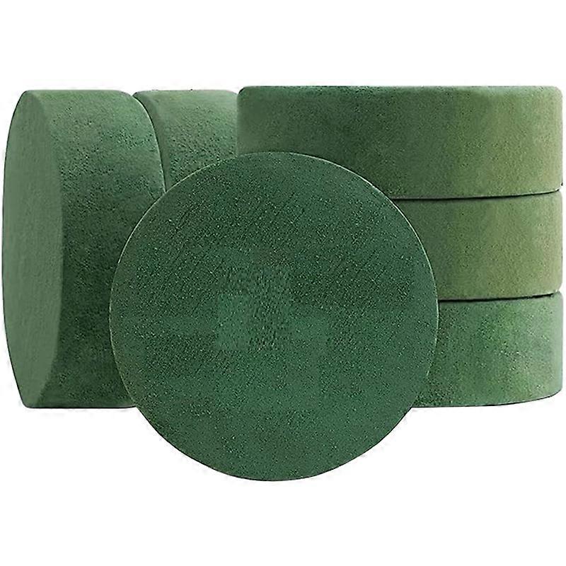 Round Floral Foam Blocks,6.5In Dry Floral Foam for Artificial Flower