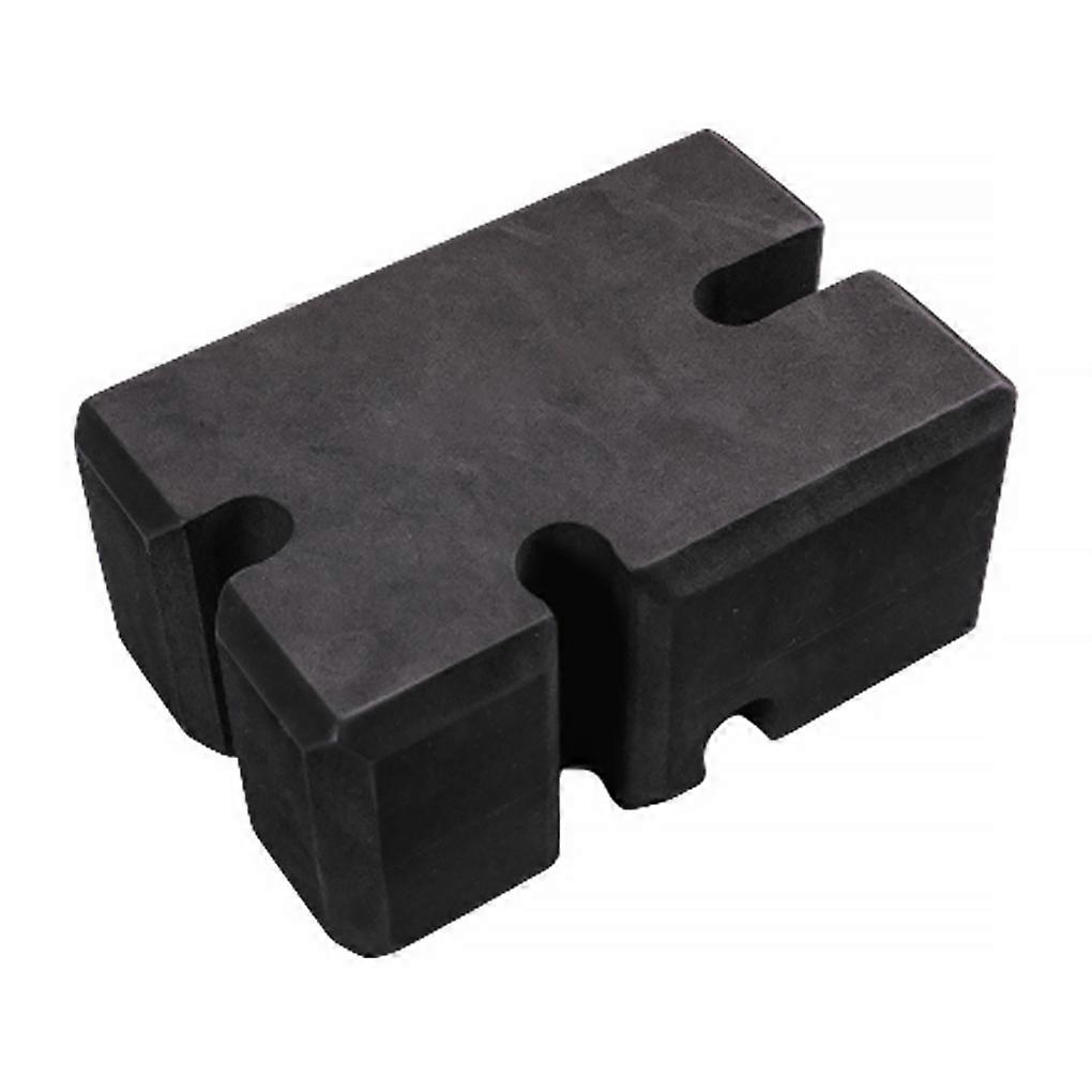 Bench Press Block Board Deep Squat 4 Height Weight Lifting Shoulder Arm with Grooves Portable Home Gym Strength Training