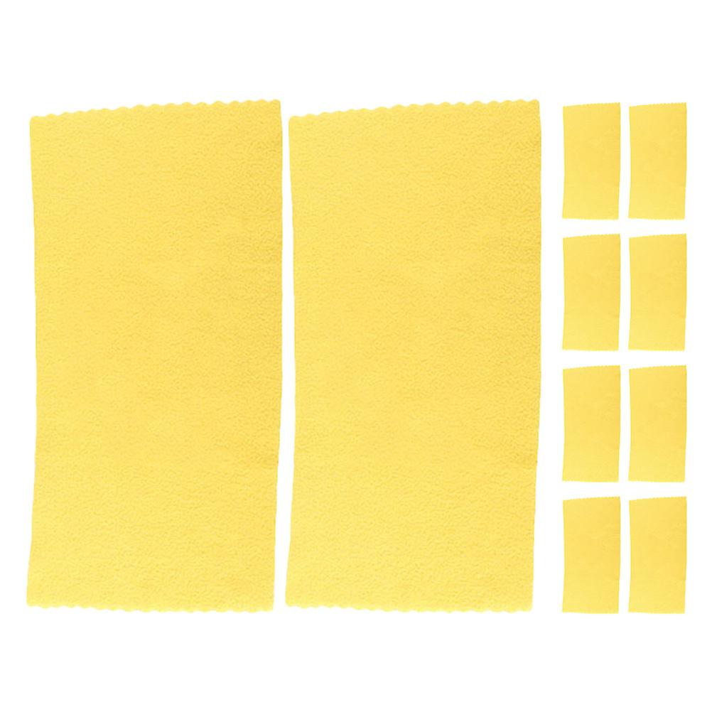 Yellow Buddha Towel Lotus Lamp for Home Use 10Pcs