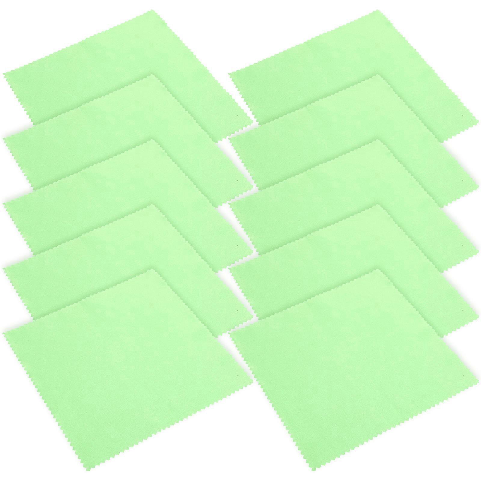 Reusable 20 Pcs Piano Cleaning Wipe Cloth For Dust Removal Of Guitars Violins And Other Instruments Green